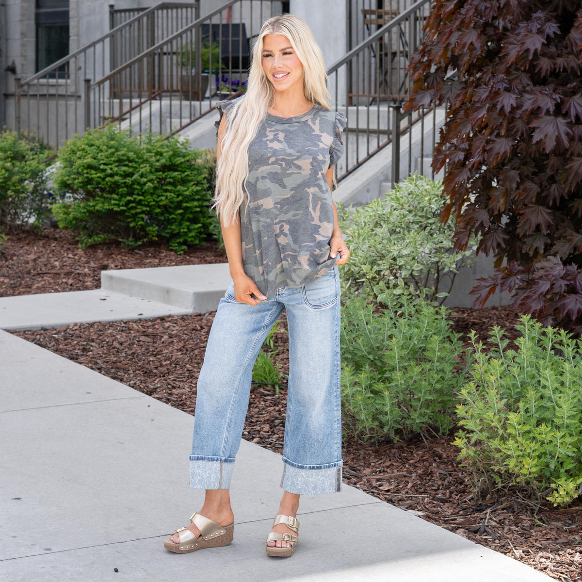 Camo Top