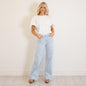 (SOLD OUT) KanCan Wren High Rise Wide Leg Striped