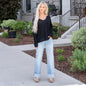 Long Sleeve Oversized Tee Black 10.00