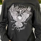 Wild Free Sweet Heart Oversized Graphic Long Sleeve T-Shirt Black
