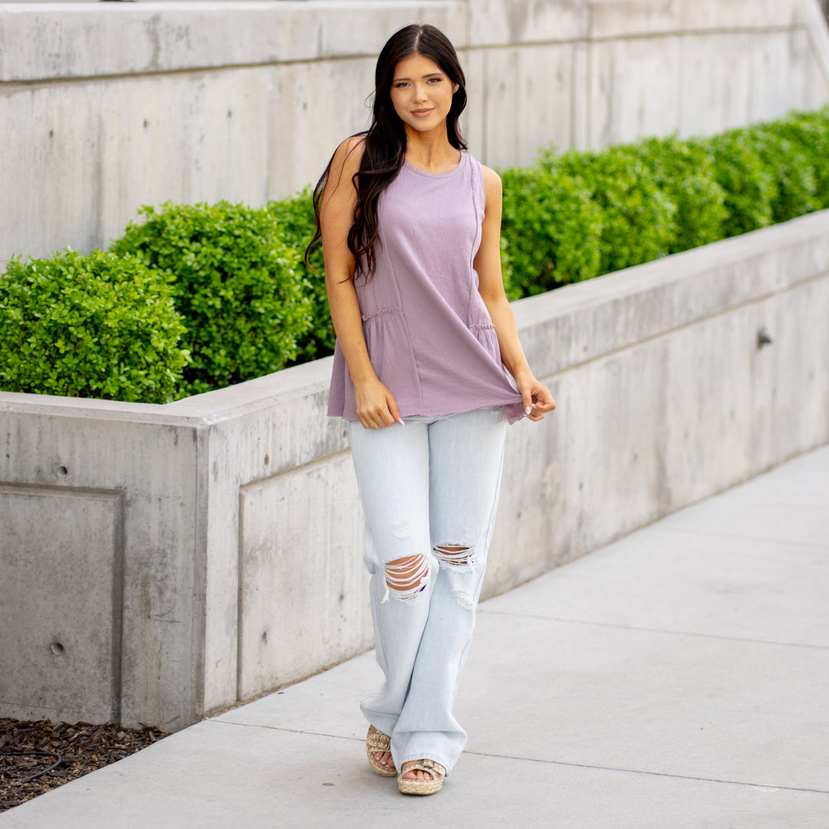 Vanilla Bay Stitch & Go Sleeveless Top