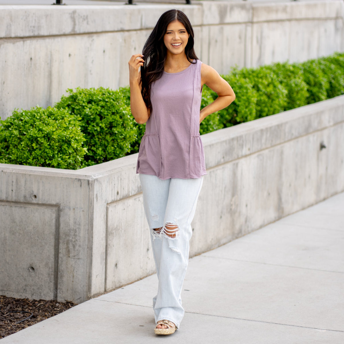 Vanilla Bay Stitch & Go Sleeveless Top
